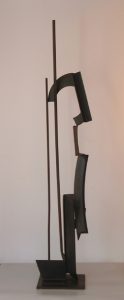 Paul Bacon contemporary abstract steel Sculpture Sentinel