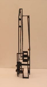 Paul Bacon contemporary abstract steel Scuplture Tenement