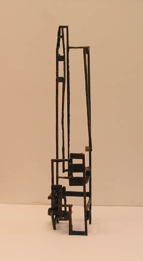 Paul Bacon contemporary abstract steel Scuplture Tenement