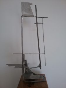 Paul bacon sculpture landscape stainless steel abstract impressionism