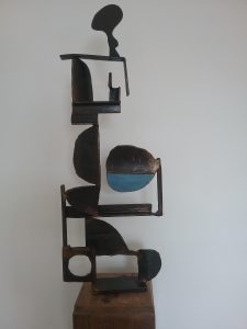 Paul bacon sculpture landscape steel abstract impressionism