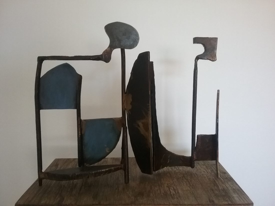 Paul bacon sculpture landscape steel abstract