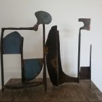 Paul bacon sculpture landscape steel abstract