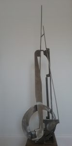 Paul bacon sculpture landscape stainless steel
