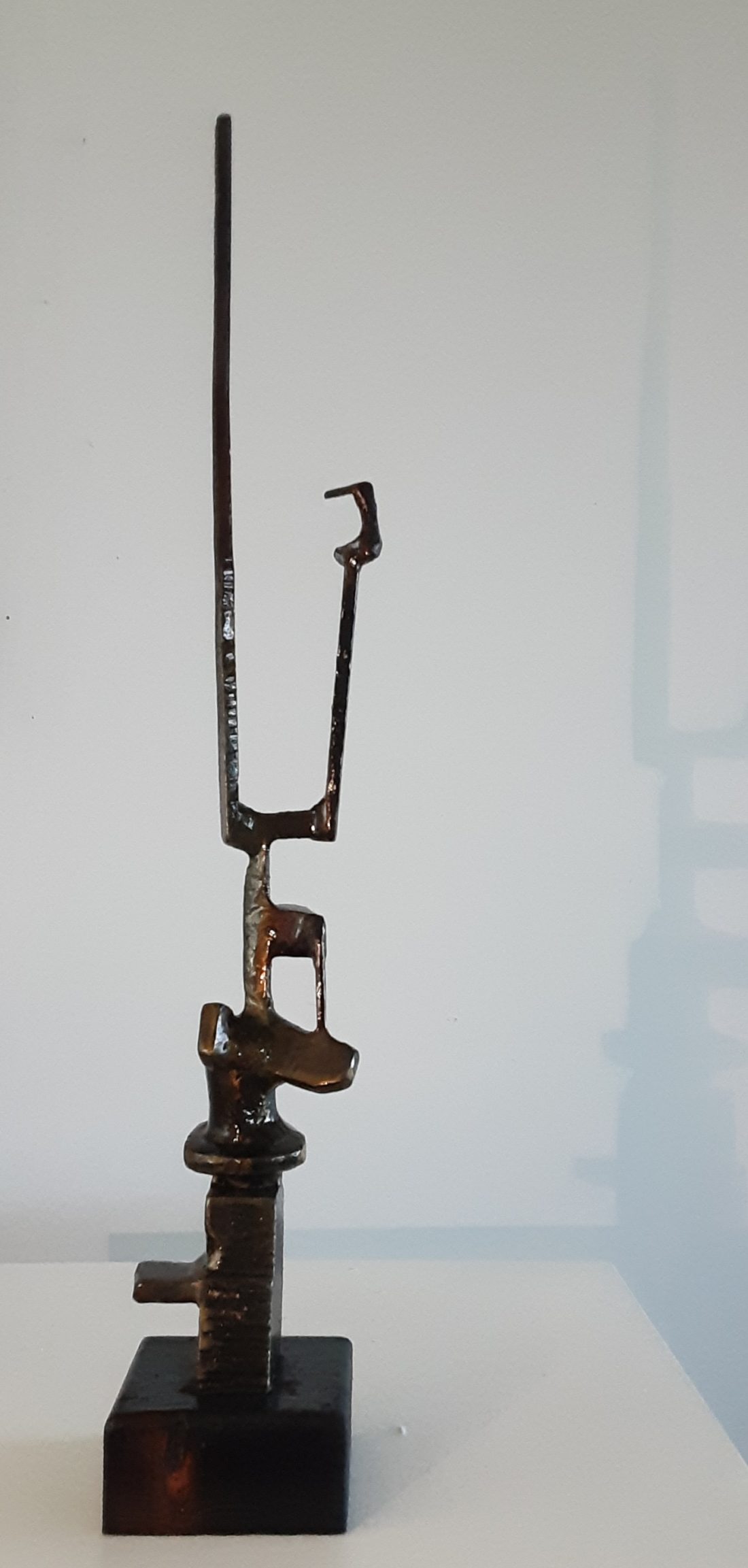 Paul bacon sculpture figurative abstract impressionism steel