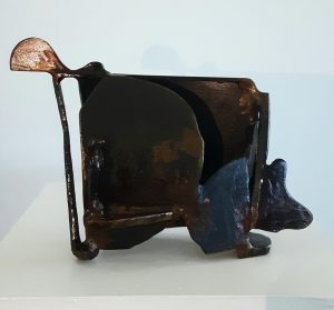 Paul bacon sculpture landscape abstract impressionism steel