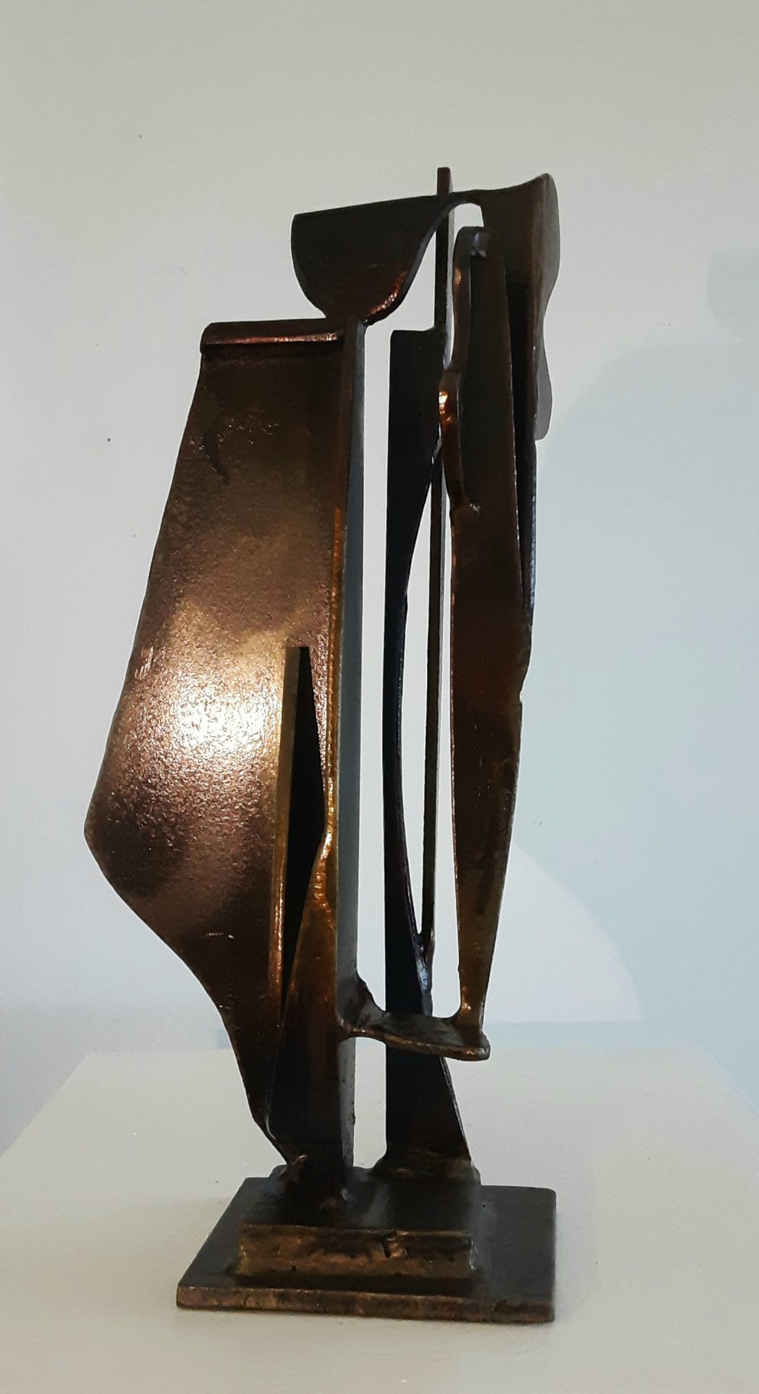 Paul bacon sculpture landscape abstract impressionism steel