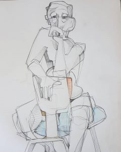 Man in chair