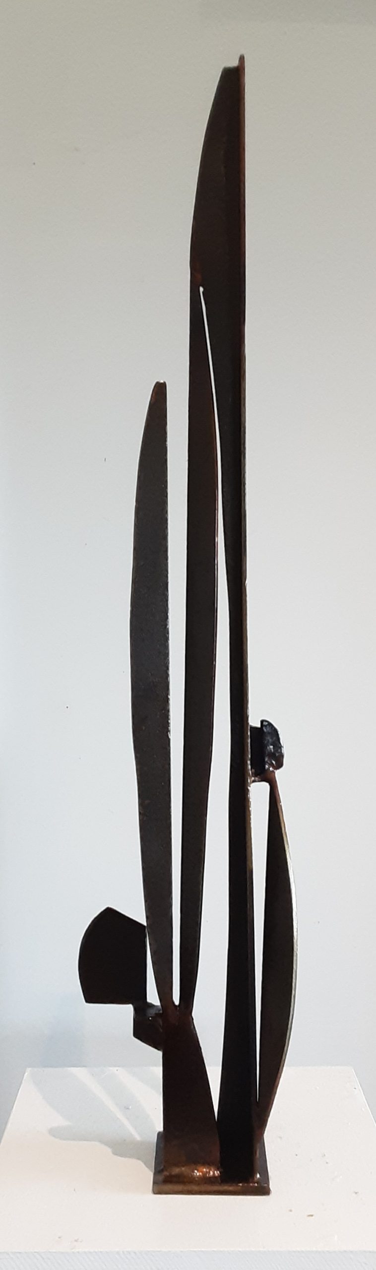 Paul Bacon sculpture landscape abstract impressionism steel interior