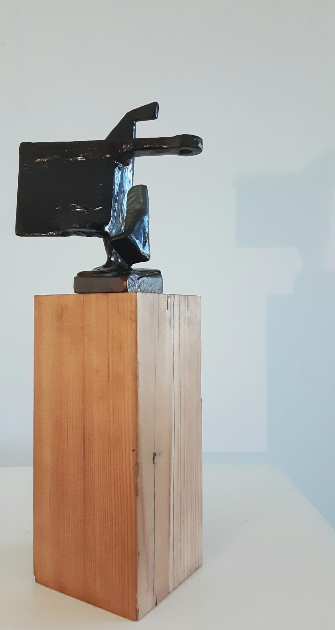 Paul bacon sculpture figurative abstract impressionism steel