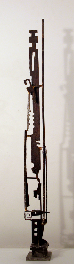 Paul Bacon Metal Sculpture 2008 iron bark king