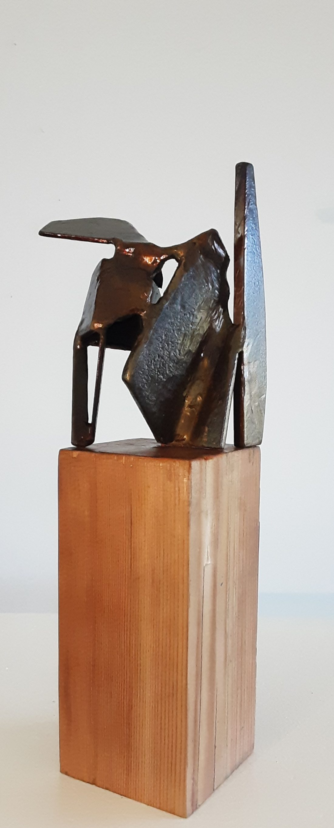 Paul bacon sculpture landscape abstract impressionism steel