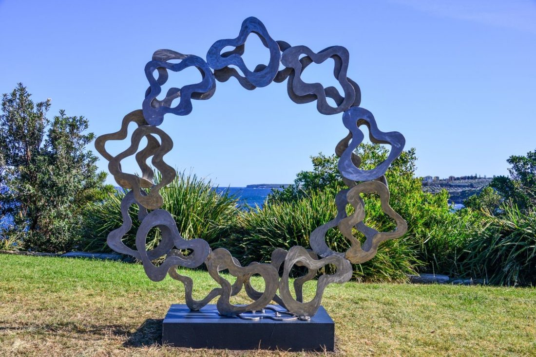 Paul bacos sculpture stainless steel