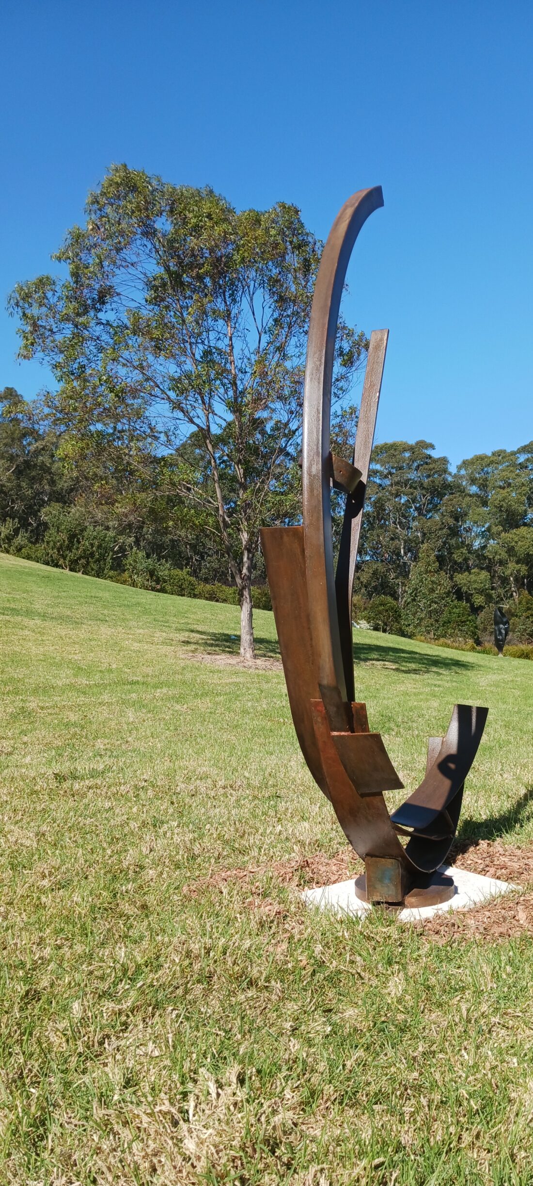 Paul bacon sculpture landscape abstract art outdoor