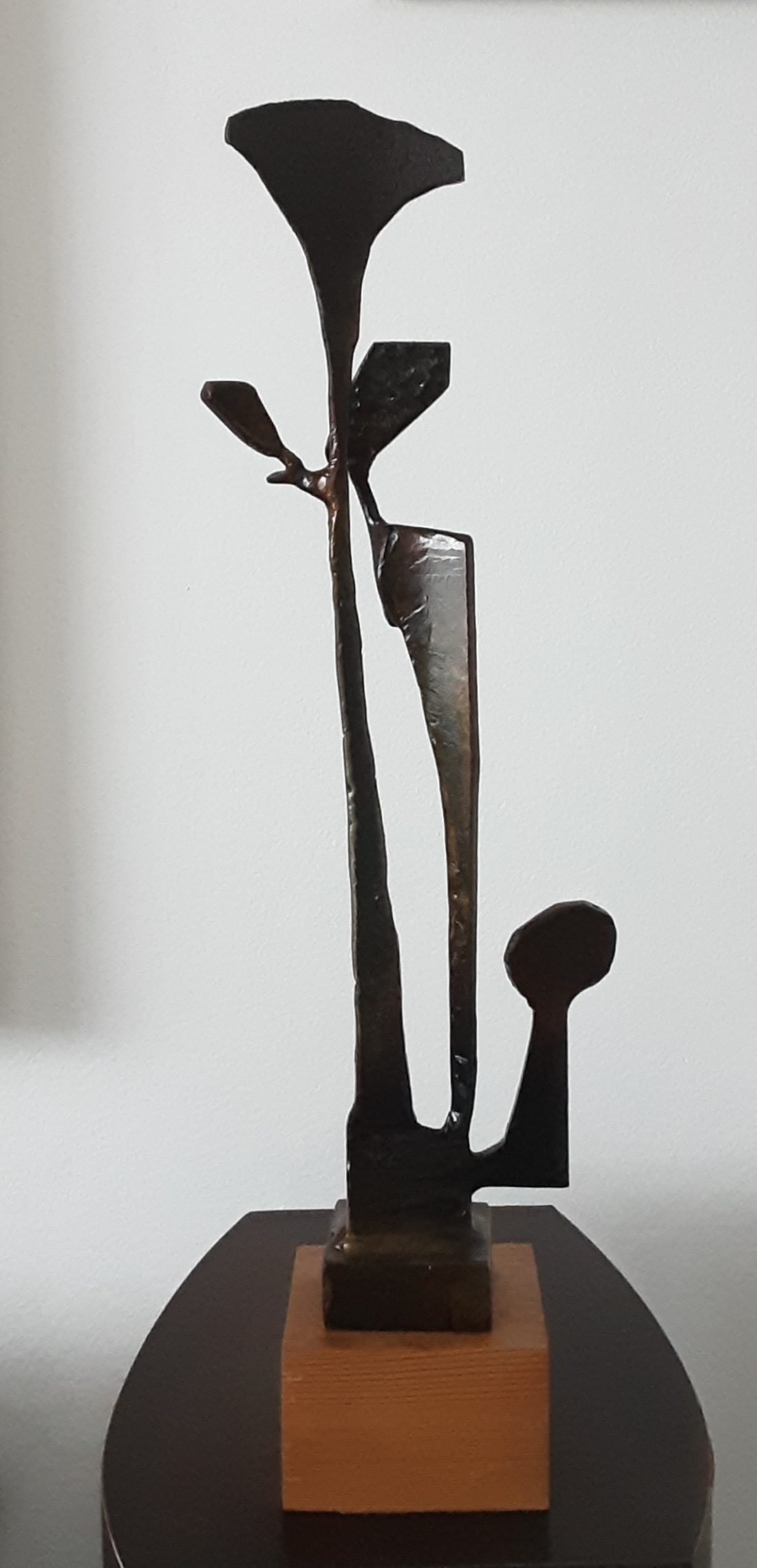 Paul Bacon sculpture landscape abstract impressionism steel