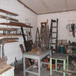 Paul Bacon sculptor studio interior